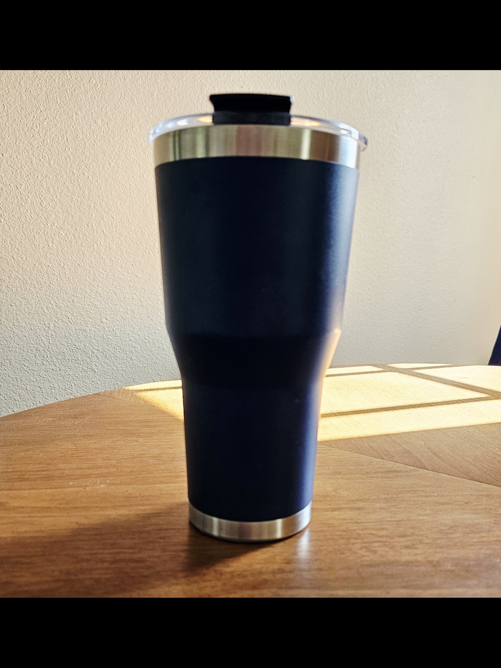 Denver Broncos Simple Modern Navy 30oz Cruiser Travel Tumbler - Picture 3 of 14